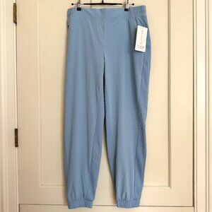 Athleta Brooklyn Lined Jogger Womens 10 Heron Blue Athleisure Pants
